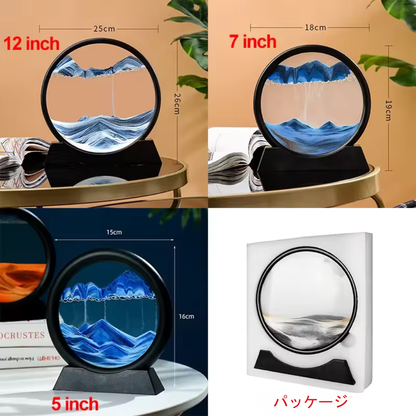 3Dムービングサンドアート｜毎回違う景色を楽しめる癒しのインテリア