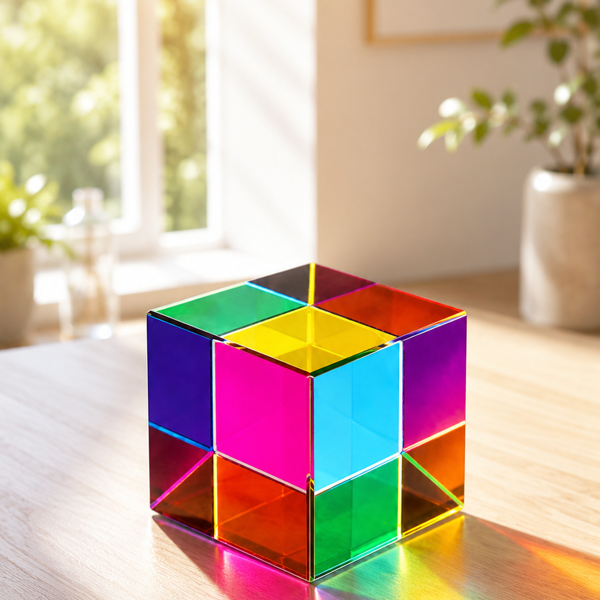 色と光に夢中になる不思議なカラフルキューブ│まとめ買いセール中‼